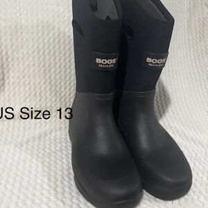 BOGS Black Waterproof Boots